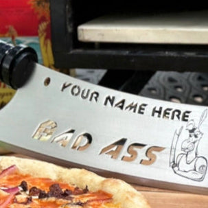 Pizza Cutter Laser Cut Name